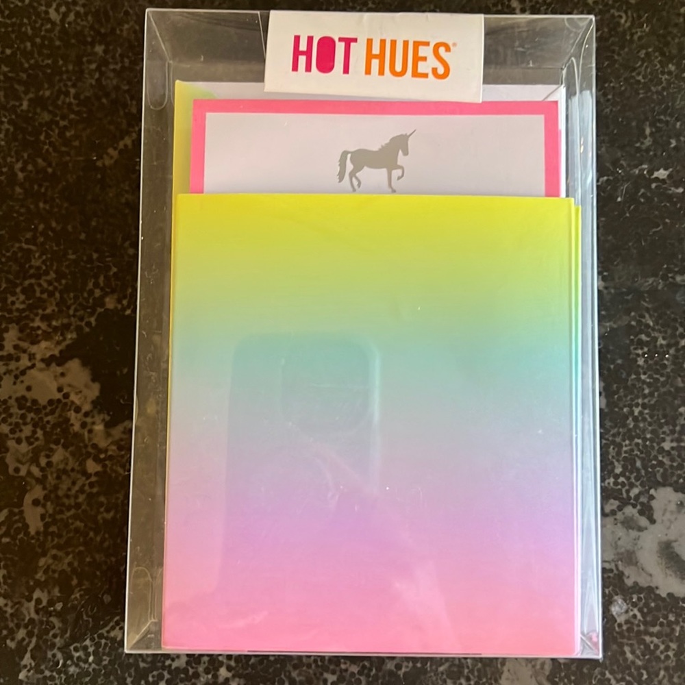 10 Flat Notecards with pockets & envelopes - Picture 3 of 4